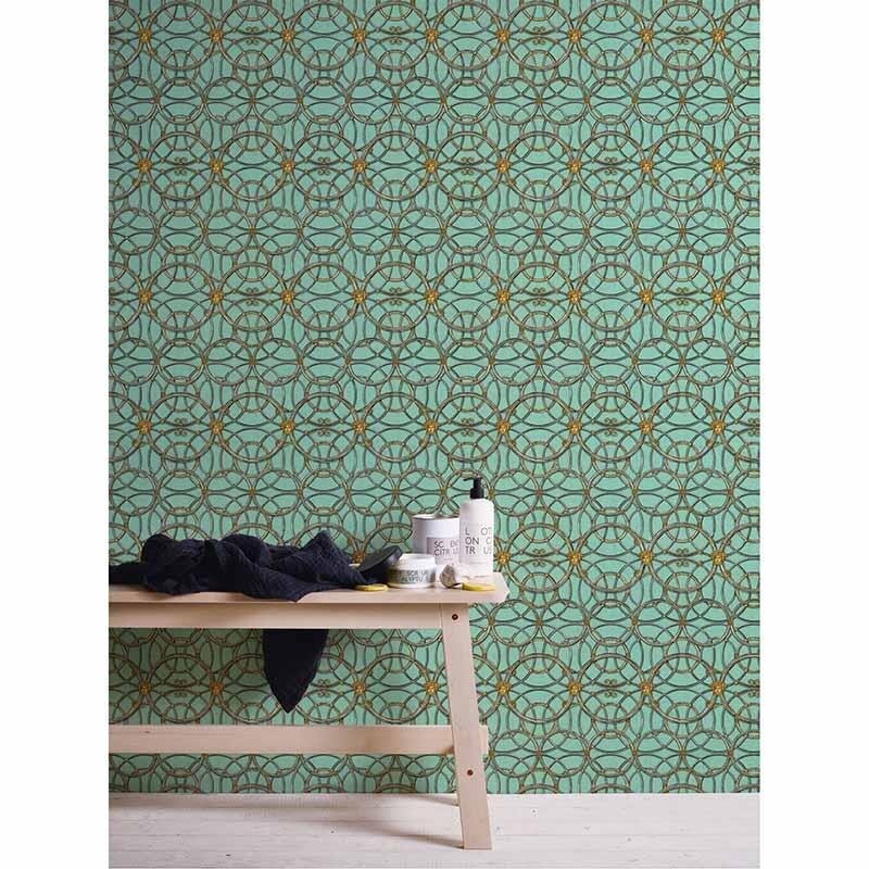 Tapete Türkis VERSACE Vliestapete (370497)