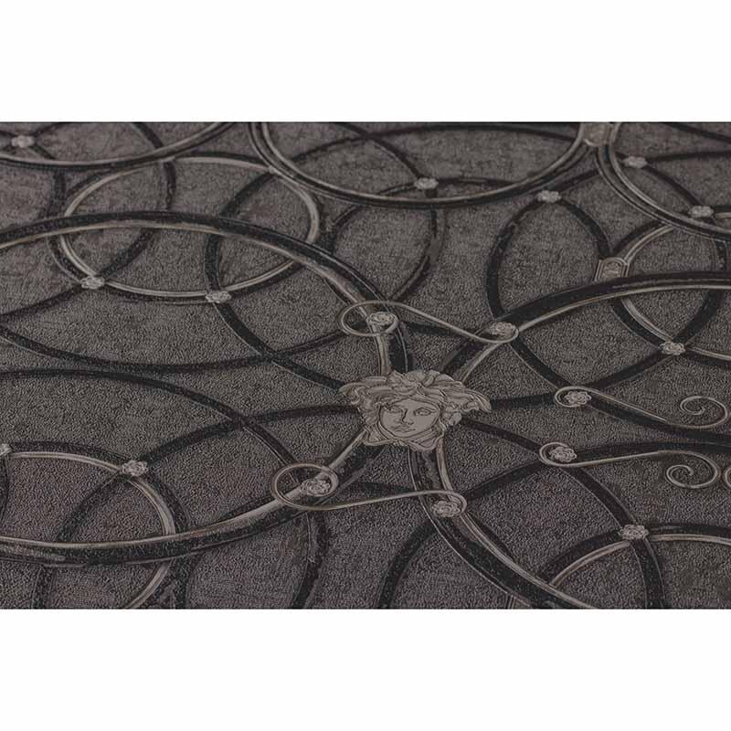 Tapete Schwarz, Anthrazit VERSACE Vliestapete (370494)