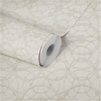 Tapete Grau, Silber, Wei&szlig; VERSACE Vliestapete (370493)