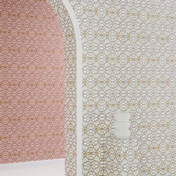 Tapete Gold, Kupfer, Grau, Silber VERSACE Vliestapete (370492)