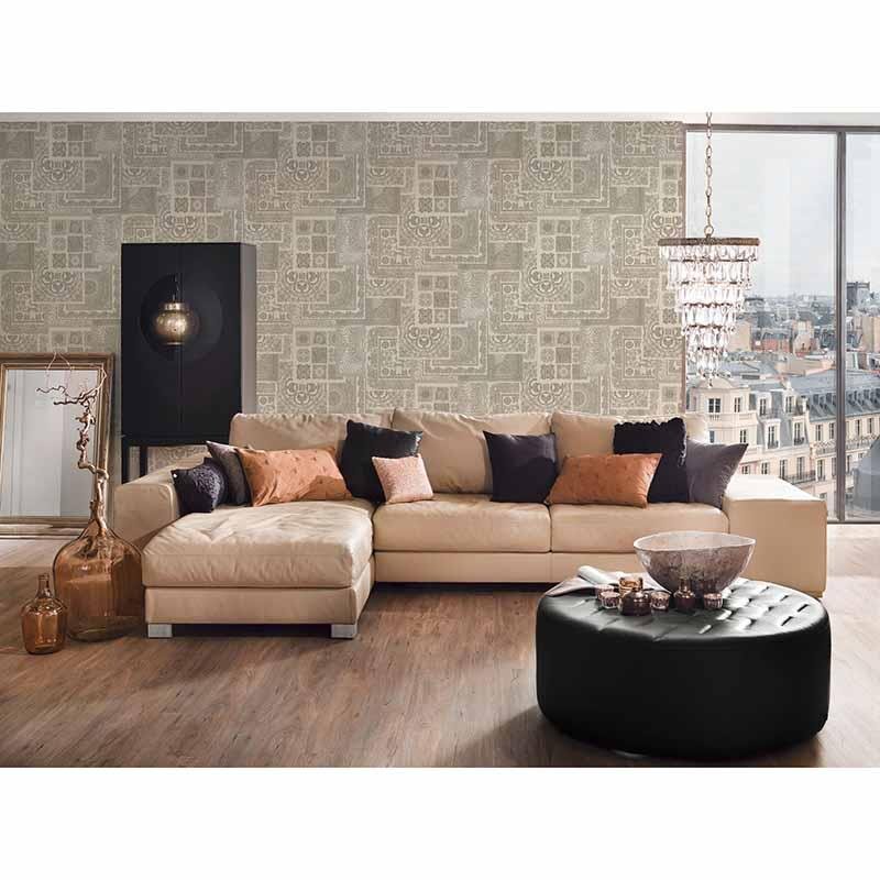 Tapete Beige, Creme, Grau, Silber VERSACE Vliestapete (370485)