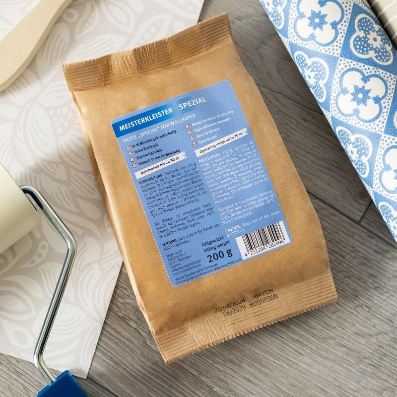 1 x 200 g Meisterkleister Spezial  für alle Tapetenarten für 30m²
