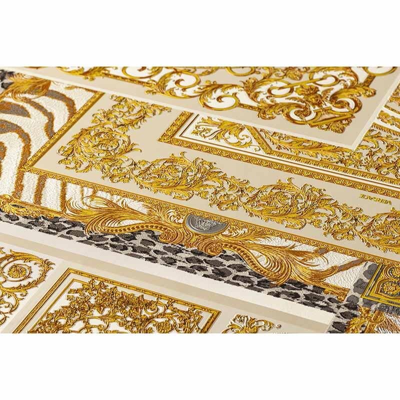 Tapete Beige, Creme, Gold, Kupfer VERSACE Vliestapete (370484)