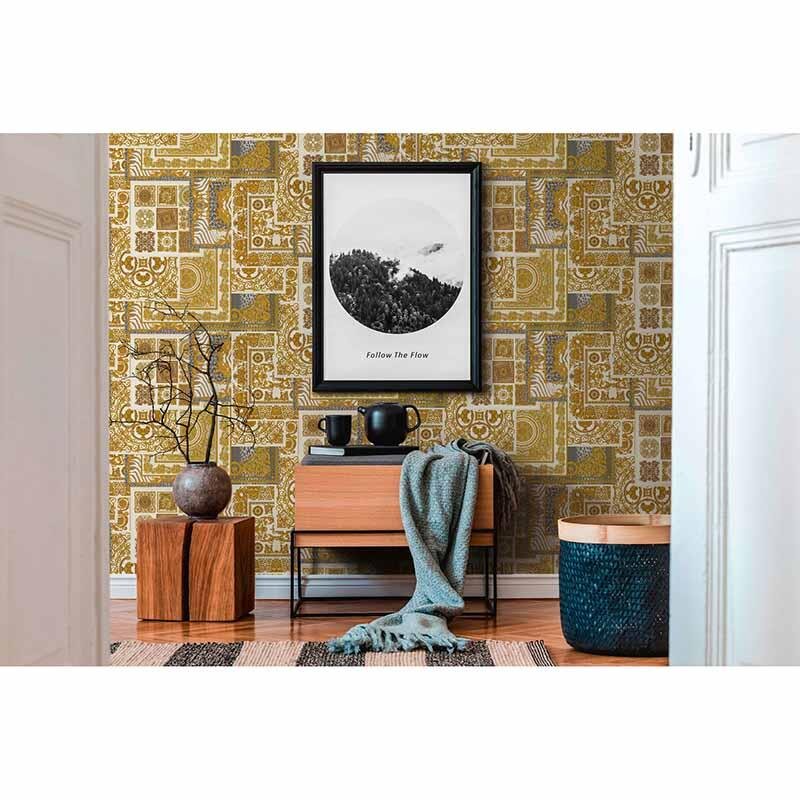 Tapete Beige, Creme, Gold, Kupfer VERSACE Vliestapete (370484)