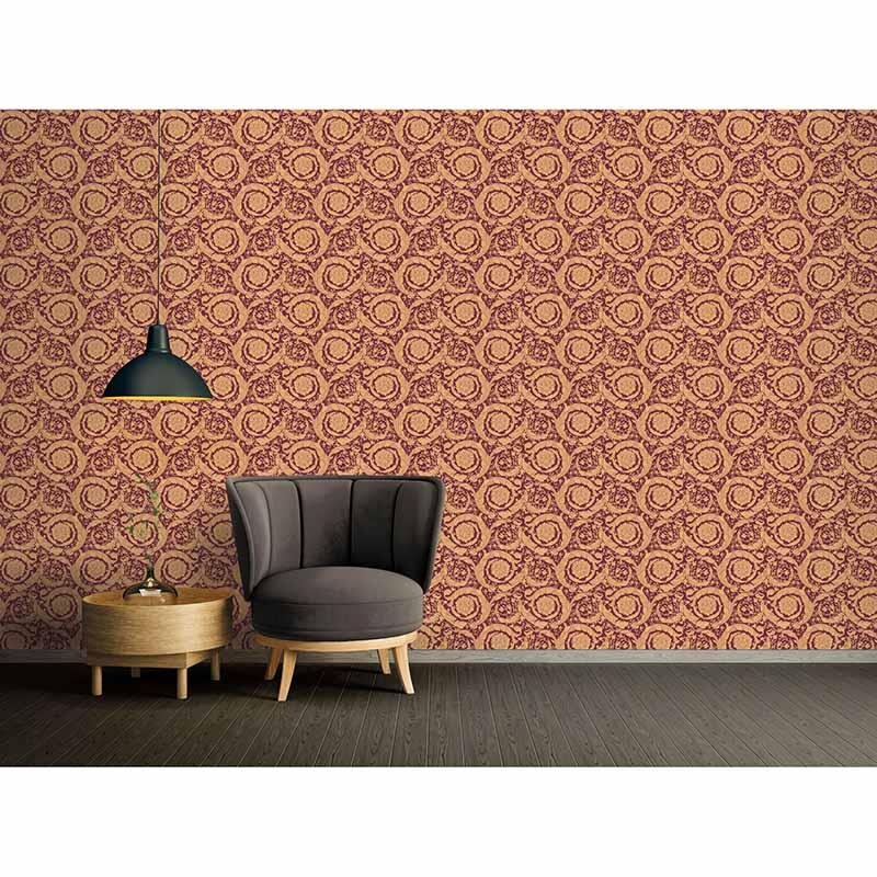 Tapete Gold, Kupfer, Rot VERSACE Vliestapete (366927)