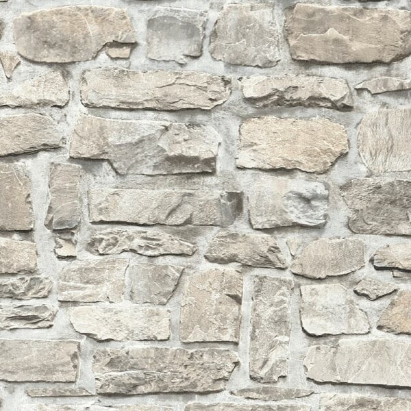 Tapete Beige, Creme, Grau, Silber AS-Creation Vliestapete (363702)