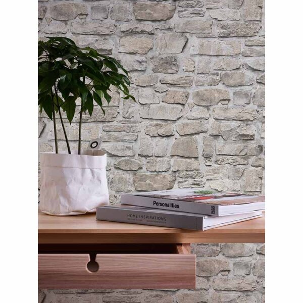 Tapete Beige, Creme, Grau, Silber AS-Creation Vliestapete (363702)