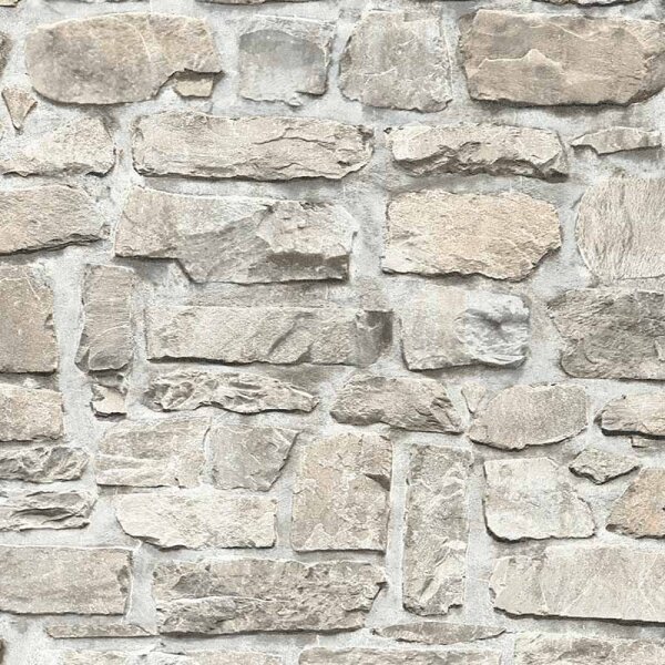 Tapete Beige, Creme, Grau, Silber AS-Creation Vliestapete (363702)