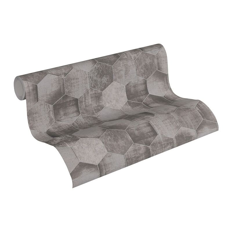 Tapete Grau, Silber AS-Creation Vliestapete (363701)