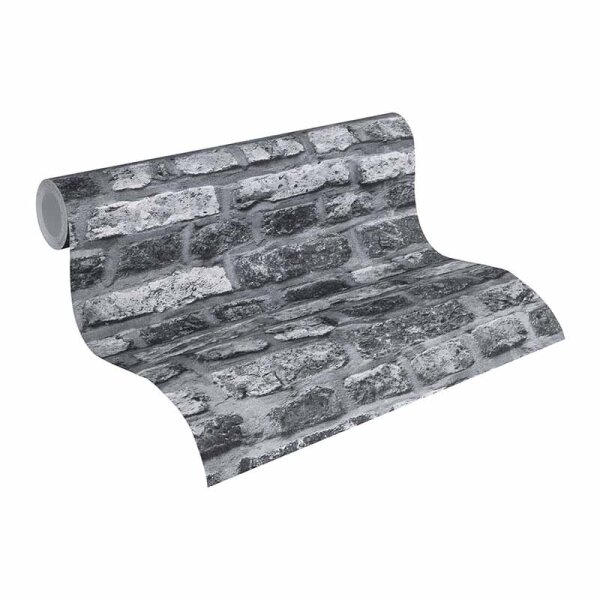 Tapete Schwarz, Anthrazit AS-Creation Vliestapete (362812)