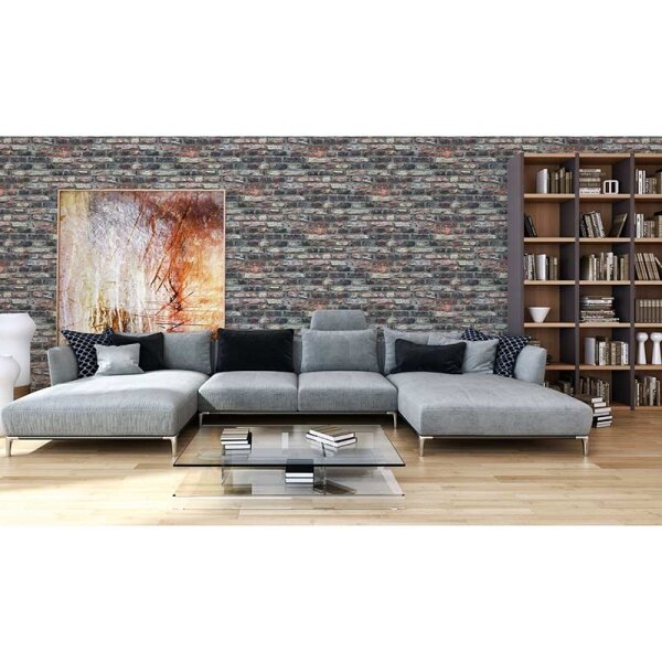 Tapete Grau, Silber, Rot AS-Creation Vliestapete (362811)