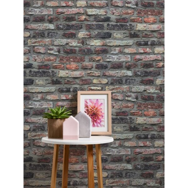 Tapete Grau, Silber, Rot AS-Creation Vliestapete (362811)