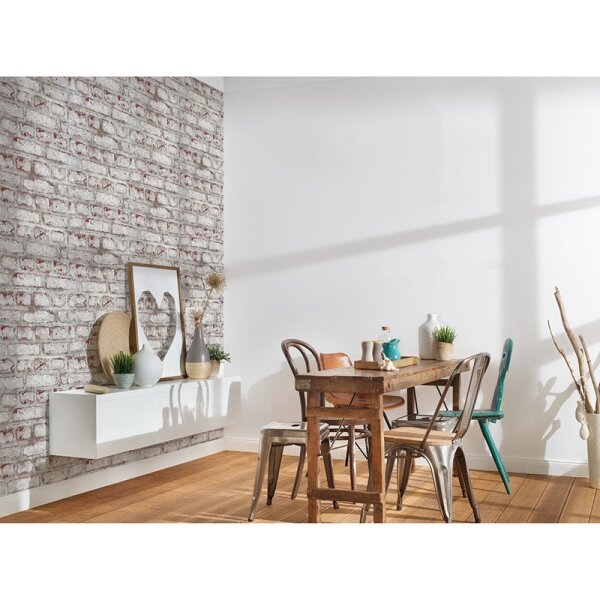 Tapete Grau, Silber, Rot AS-Creation Vliestapete (362801)