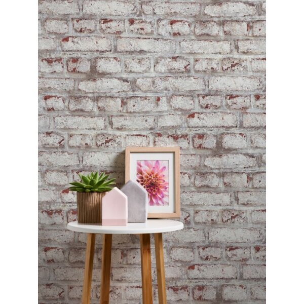 Tapete Grau, Silber, Rot AS-Creation Vliestapete (362801)