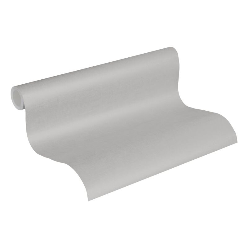369323 Vliestapete Uni Grau Silber Wohnzimmer Tapete livingwalls