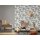 369323 Vliestapete Uni Grau Silber Wohnzimmer Tapete livingwalls