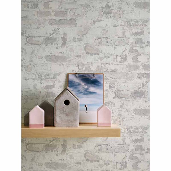 Tapete Beige, Creme, Grau, Silber AS-Creation Vliestapete (369293)