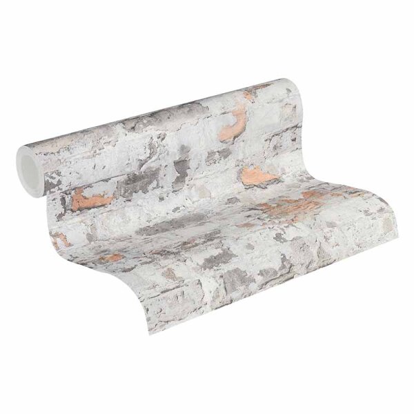 Tapete Beige, Creme, Grau, Silber AS-Creation Vliestapete (369292)