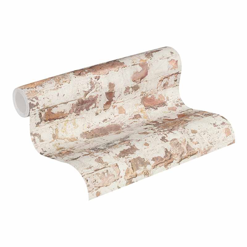 Tapete Beige, Creme, Braun, Rot AS-Creation Vliestapete (369291)