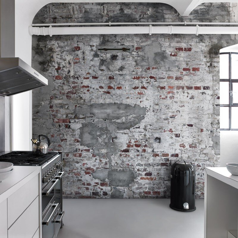 Digitaldruck-Tapete Grau, Silber Rasch (445404)