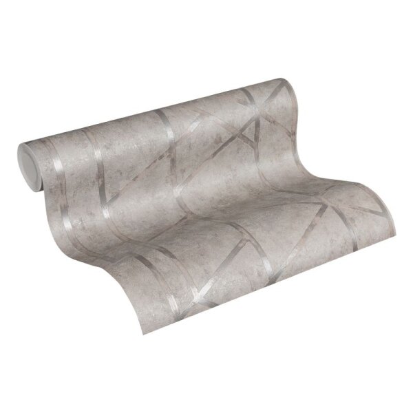 Tapete Grau, Silber livingwalls Vliestapete (369282)