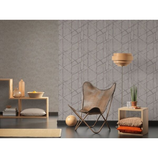 Tapete Grau, Silber livingwalls Vliestapete (369282)