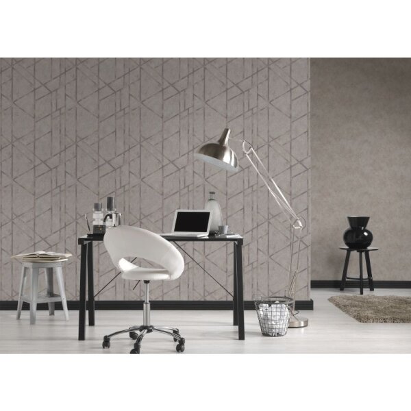 Tapete Grau, Silber livingwalls Vliestapete (369282)