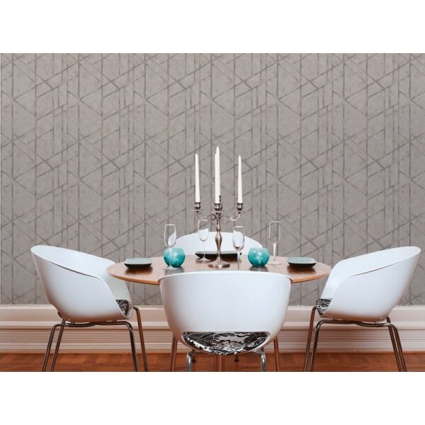 Tapete Grau, Silber livingwalls Vliestapete (369282)