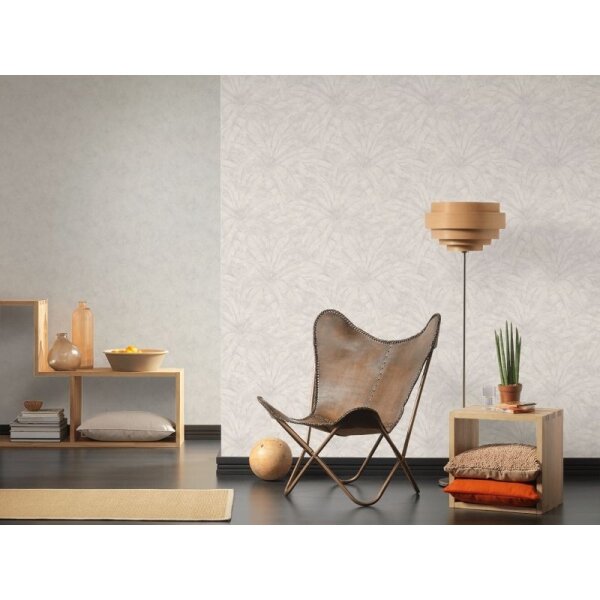 Tapete Grau, Silber, Weiß livingwalls Vliestapete (369274)