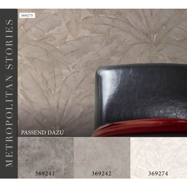 Tapete Grau, Silber, Weiß livingwalls Vliestapete (369274)