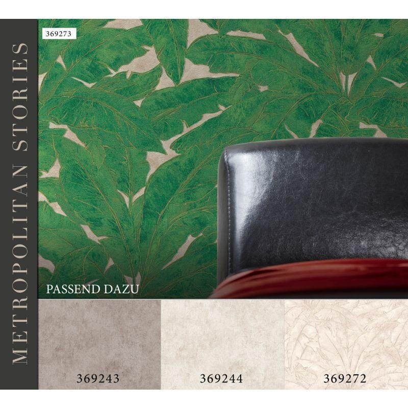 Tapete Beige, Creme, Grün livingwalls Vliestapete (369273)