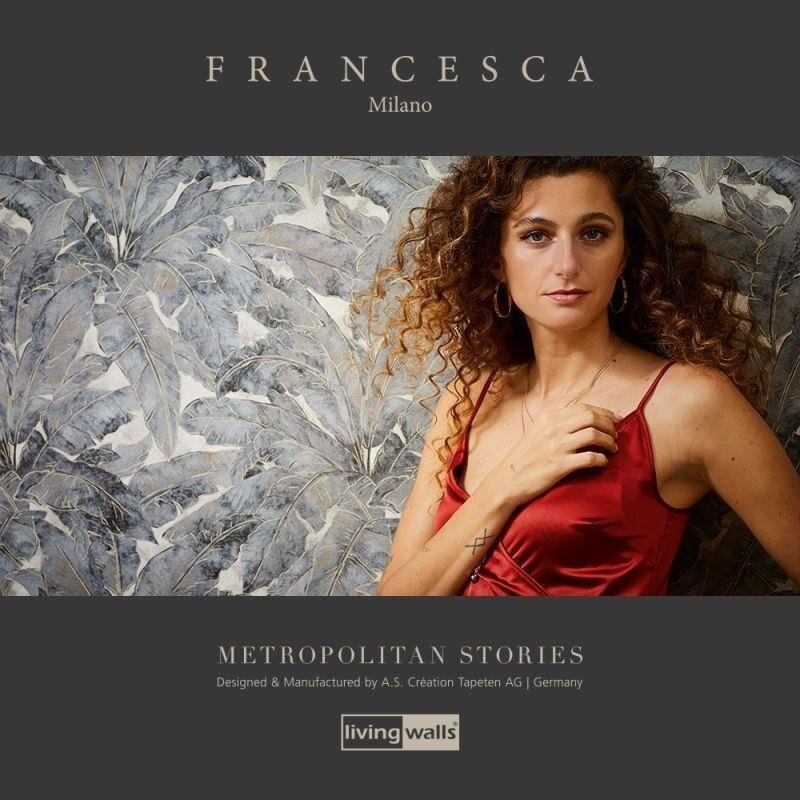 Tapete Beige, Creme, Schwarz, Anthrazit livingwalls Vliestapete (369271)