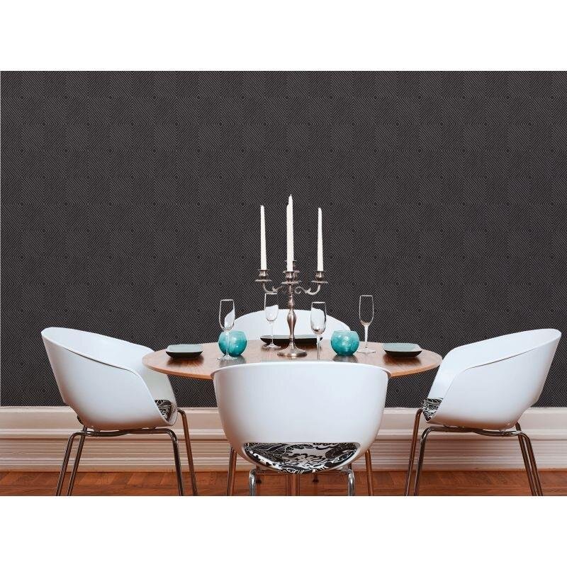 Tapete Schwarz, Anthrazit livingwalls Vliestapete (369265)