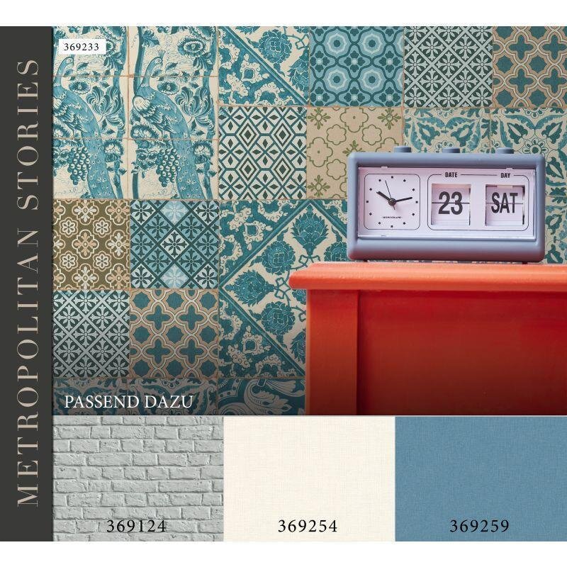 Tapete Grün, Türkis livingwalls Vliestapete (369233)