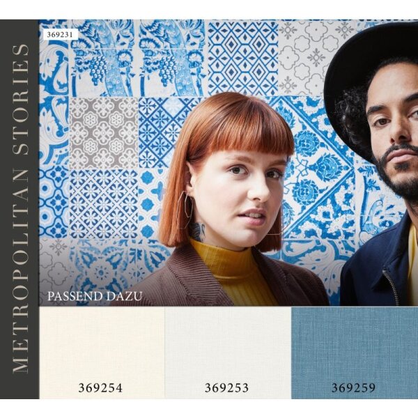 Tapete Blau livingwalls Vliestapete (369231)