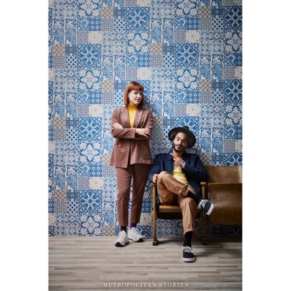 Tapete Blau livingwalls Vliestapete (369231)