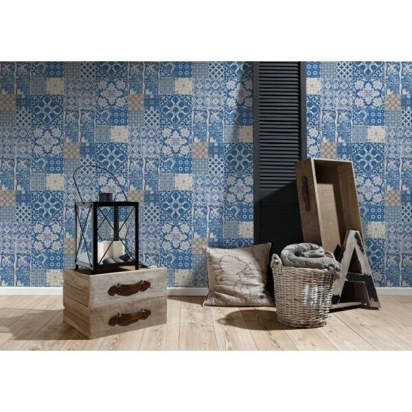 Tapete Blau livingwalls Vliestapete (369231)