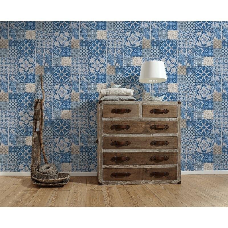 Tapete Blau livingwalls Vliestapete (369231)