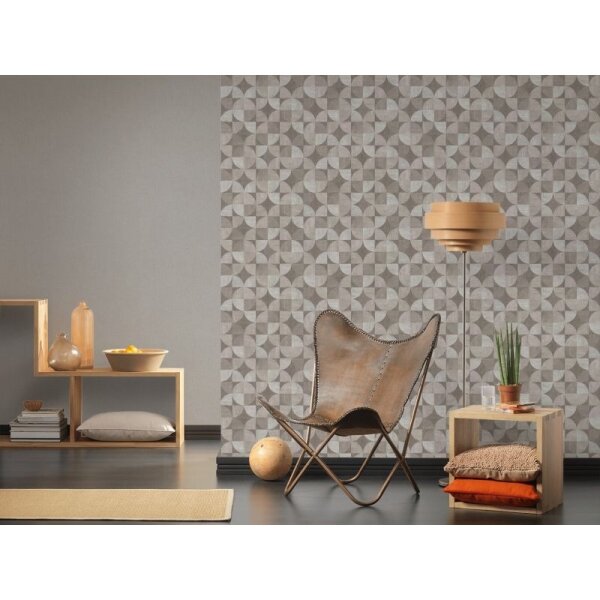 Tapete Grau, Silber livingwalls Vliestapete (369226)