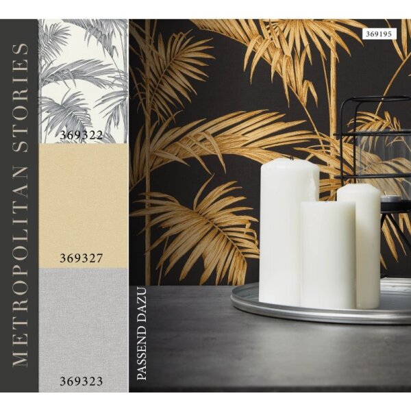 Tapete Orange, Terrakotta, Schwarz, Anthrazit livingwalls Vliestapete (369195)