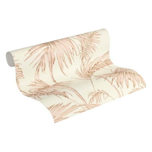 Tapete Beige, Creme, Rosa, Rose livingwalls Vliestapete (369193)