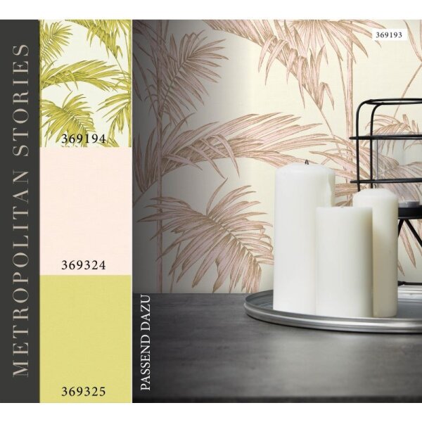 Tapete Beige, Creme, Rosa, Rose livingwalls Vliestapete (369193)