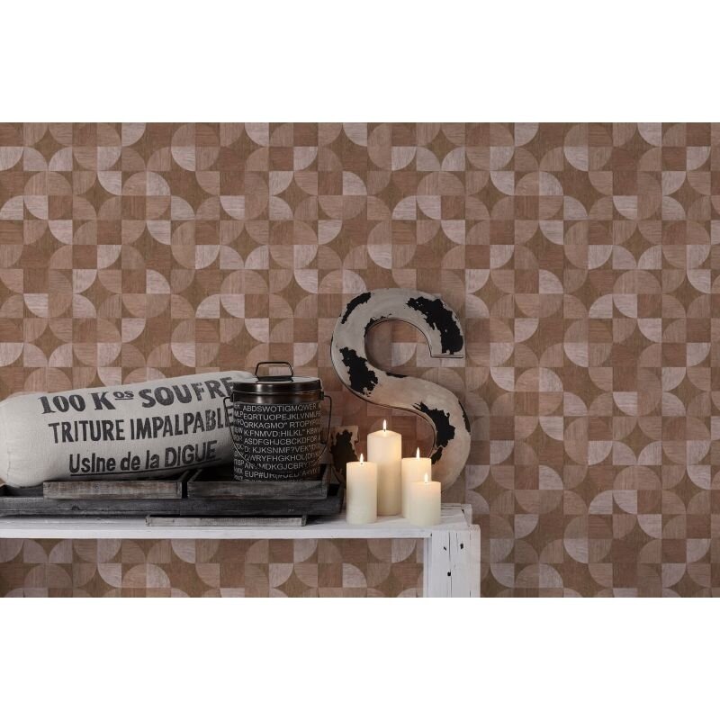 Tapete Grau, Silber, Weiß livingwalls Vliestapete (369192)