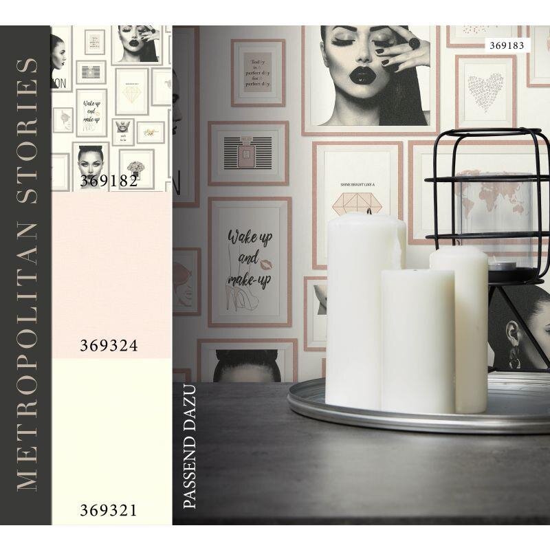 Tapete Grau, Silber, Weiß livingwalls Vliestapete (369182)