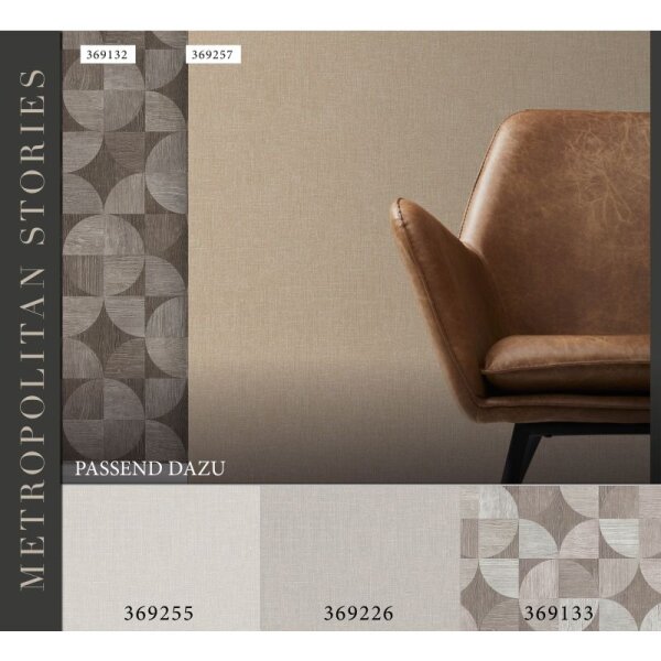 Tapete Braun, Grau, Silber livingwalls Vliestapete (369132)