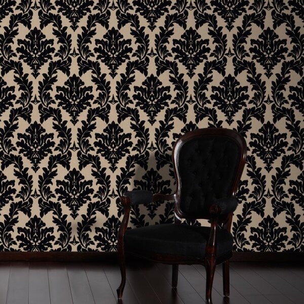 Tapete Schwarz, Anthrazit Architects Paper Vliestapete (335804)