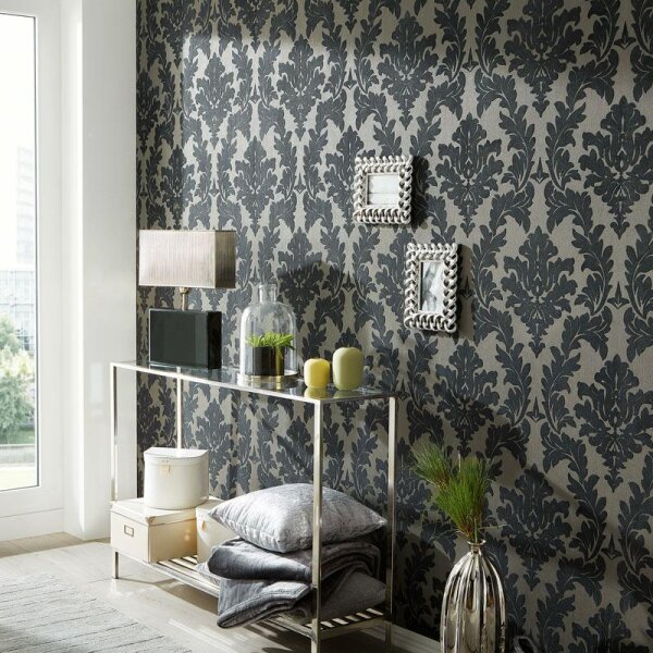 Tapete Schwarz, Anthrazit Architects Paper Vliestapete (335804)