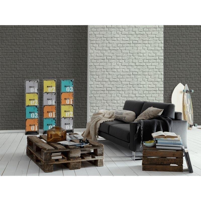 Tapete Schwarz, Anthrazit livingwalls Vliestapete (369121)