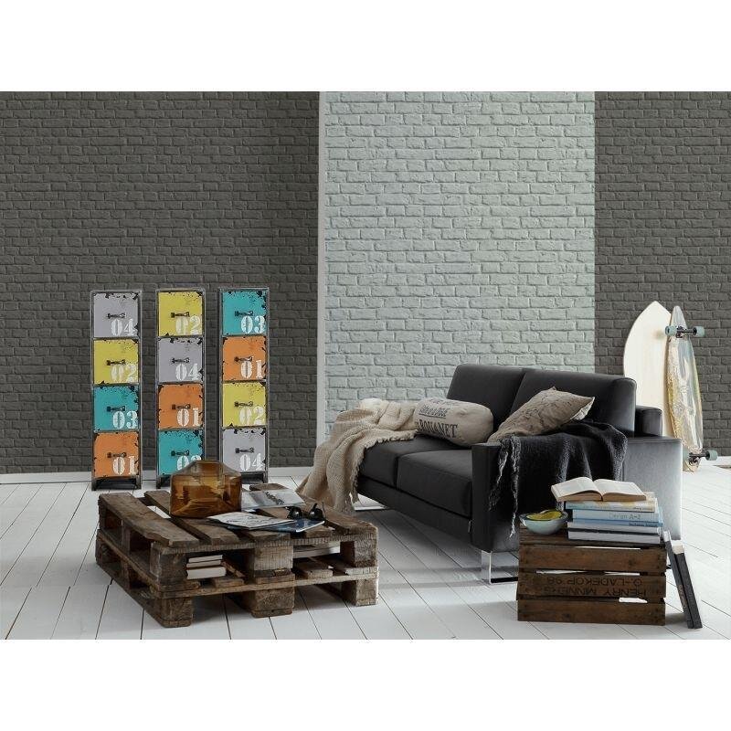 Tapete Schwarz, Anthrazit livingwalls Vliestapete (369121)