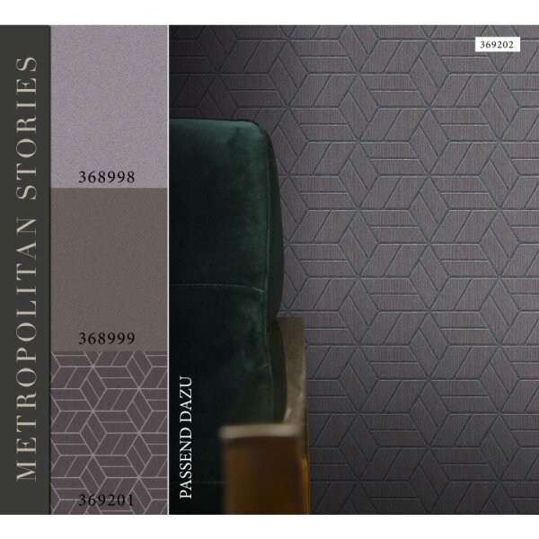 Tapete Grau, Silber livingwalls Vliestapete (368998)